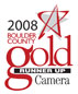 Boulder County and Daily Camera Gold Star award logo